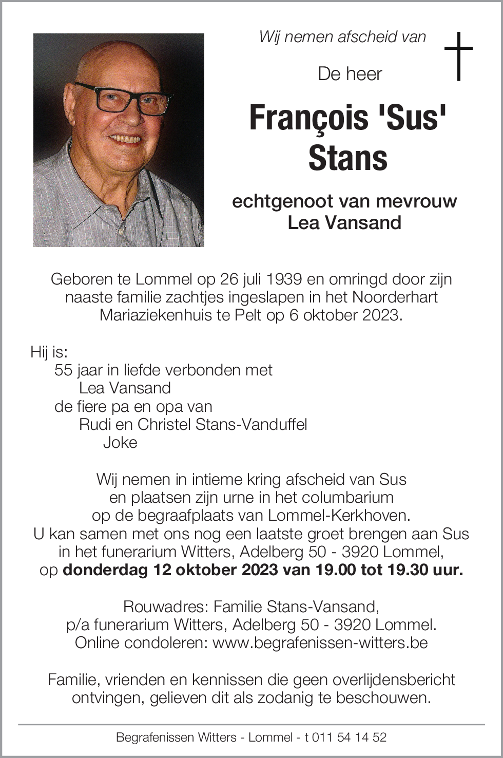 François 'Sus' Stans