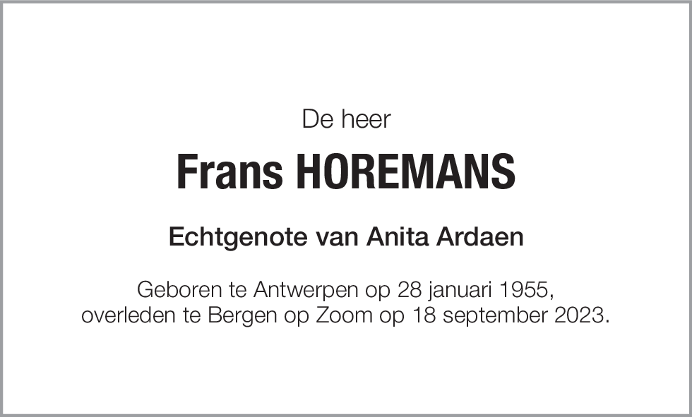 Frans Horemans