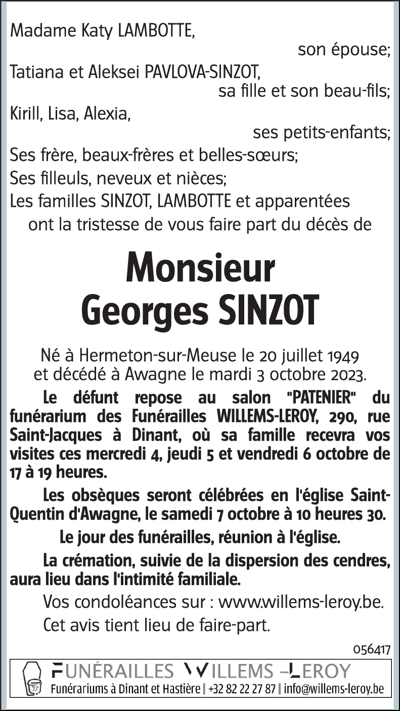Georges SINZOT