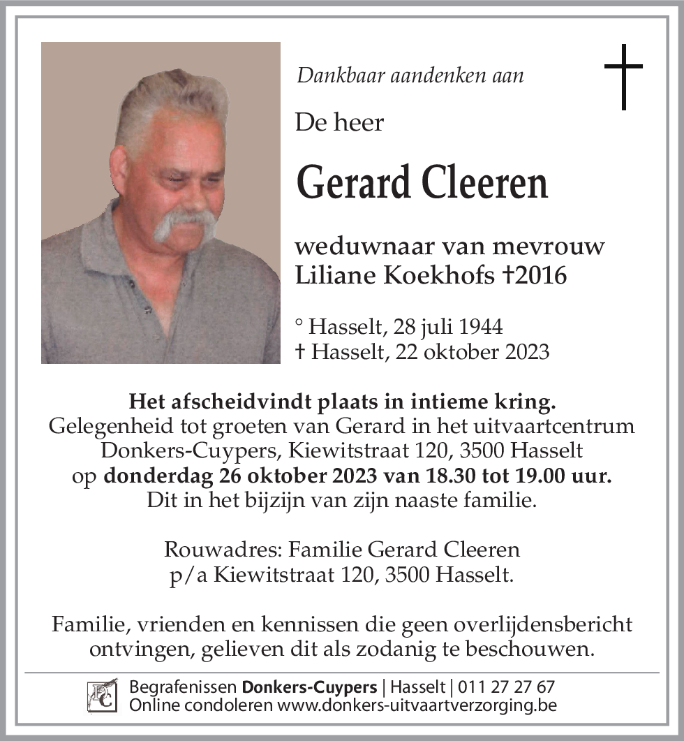 Gerard Cleeren