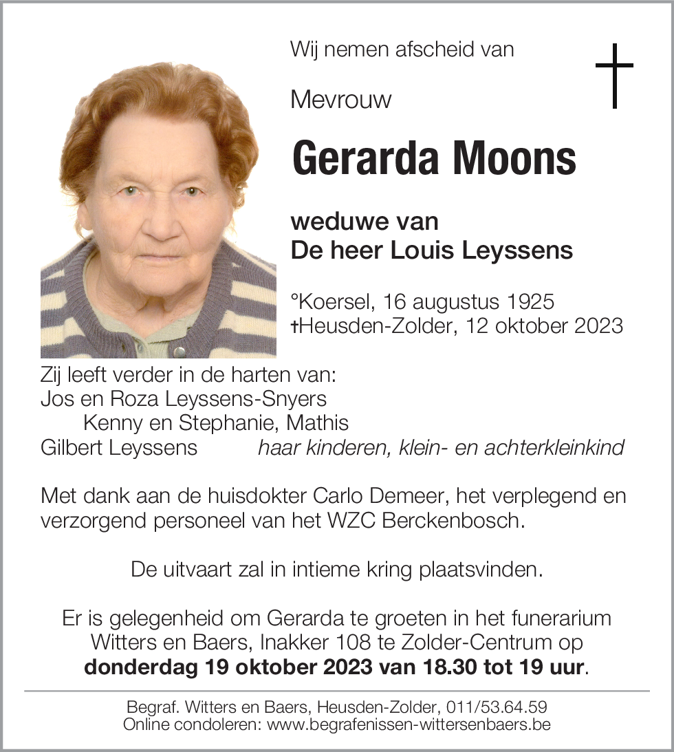 Gerarda Moons