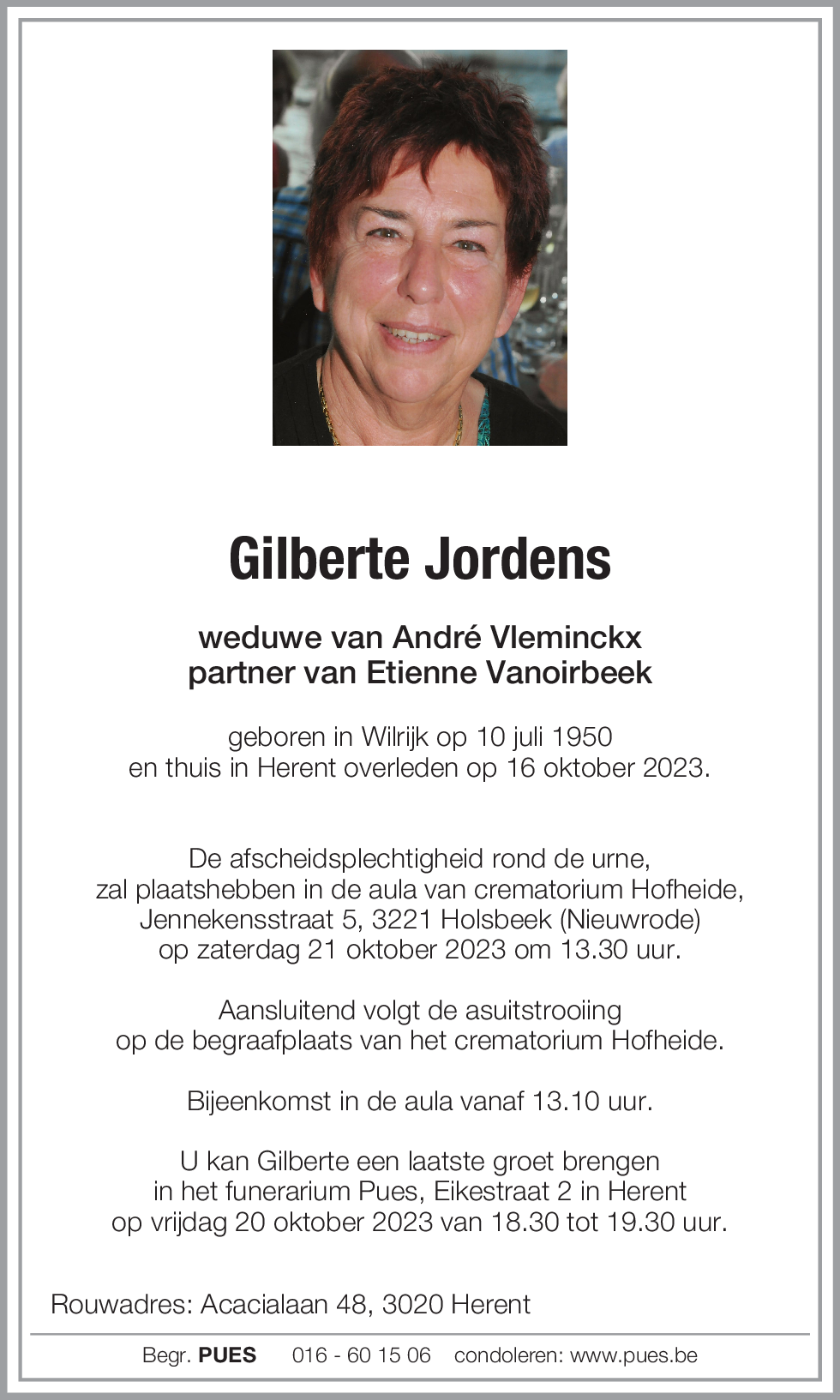 Gilberte Jordens