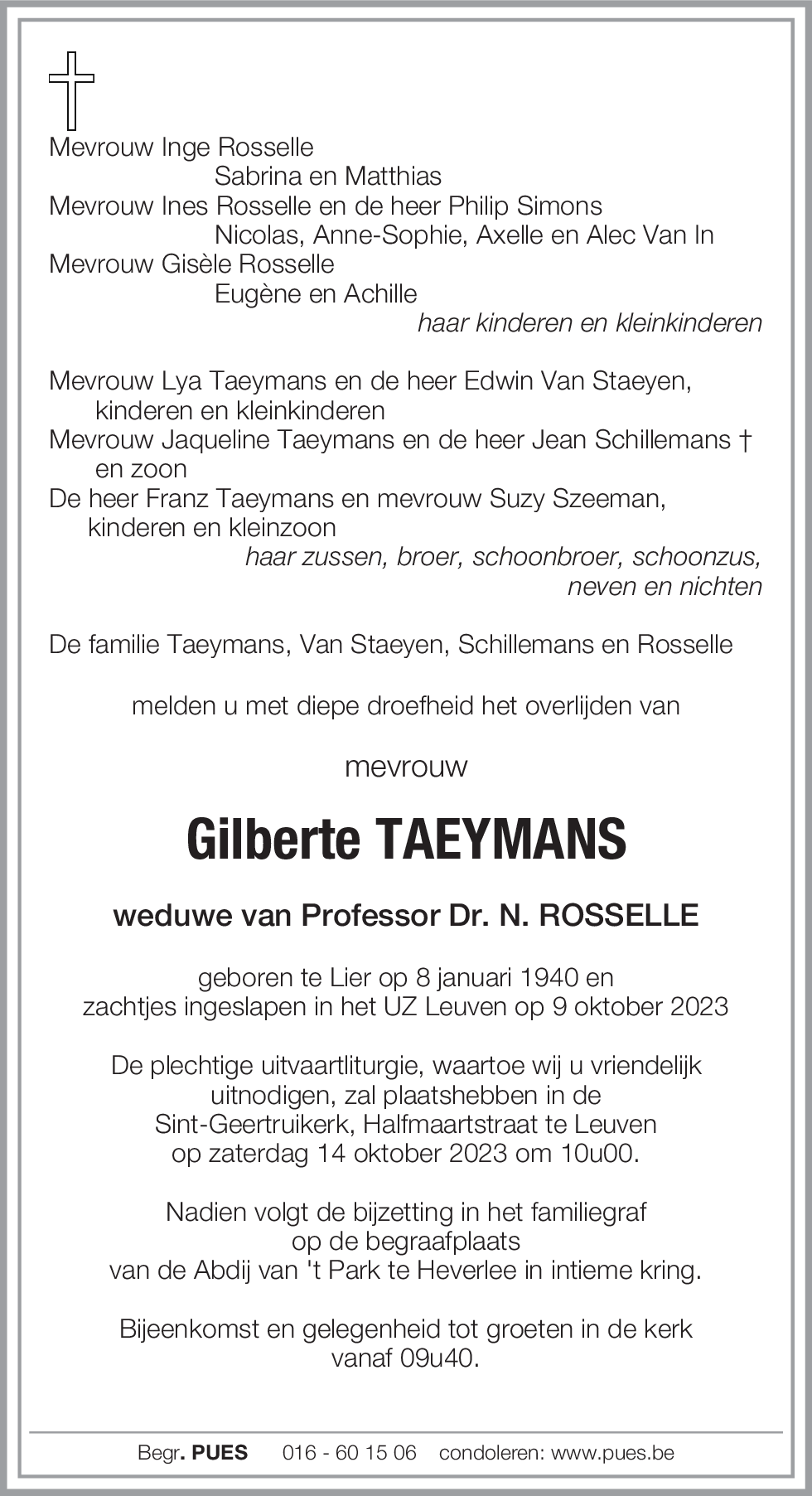 Gilberte Taeymans