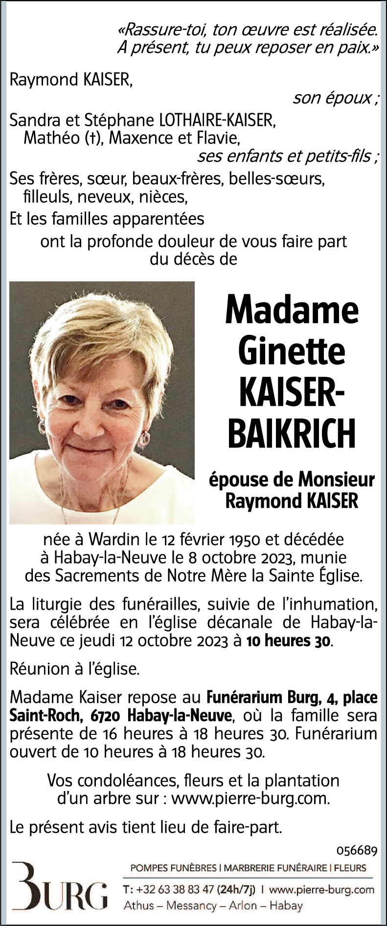 Ginette KAISER-BAIKRICH