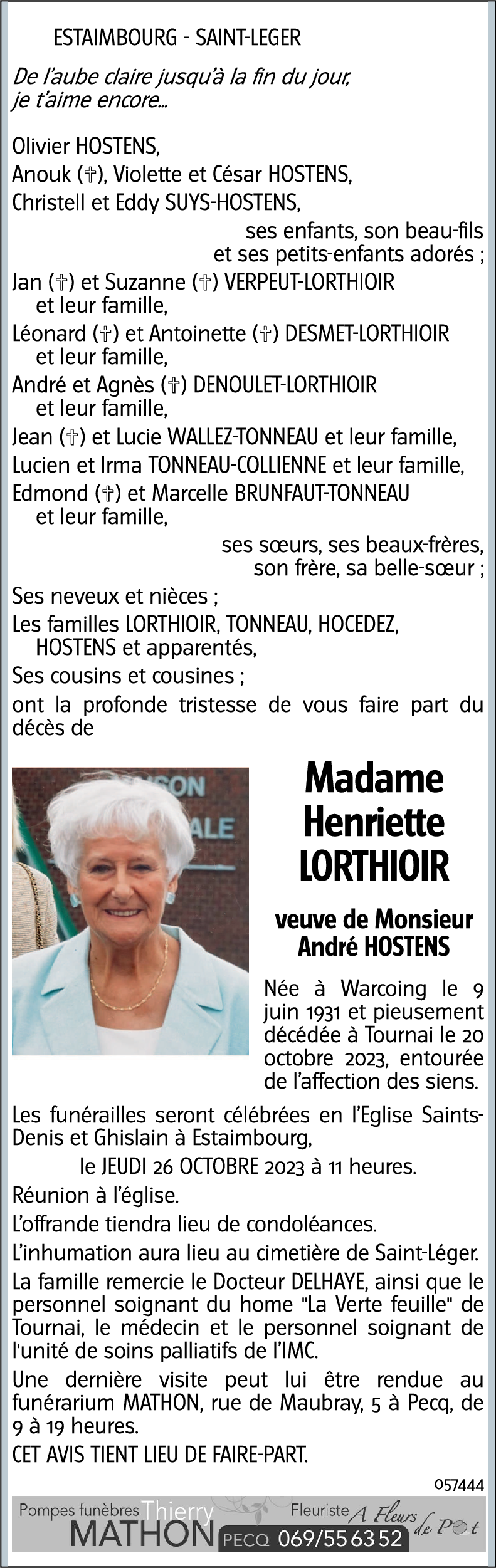 Henriette LORTHIOIR