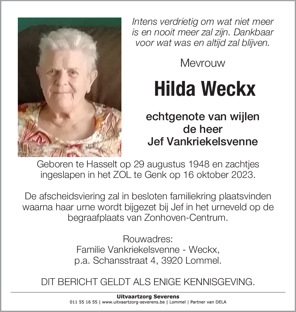 Hilda Weckx