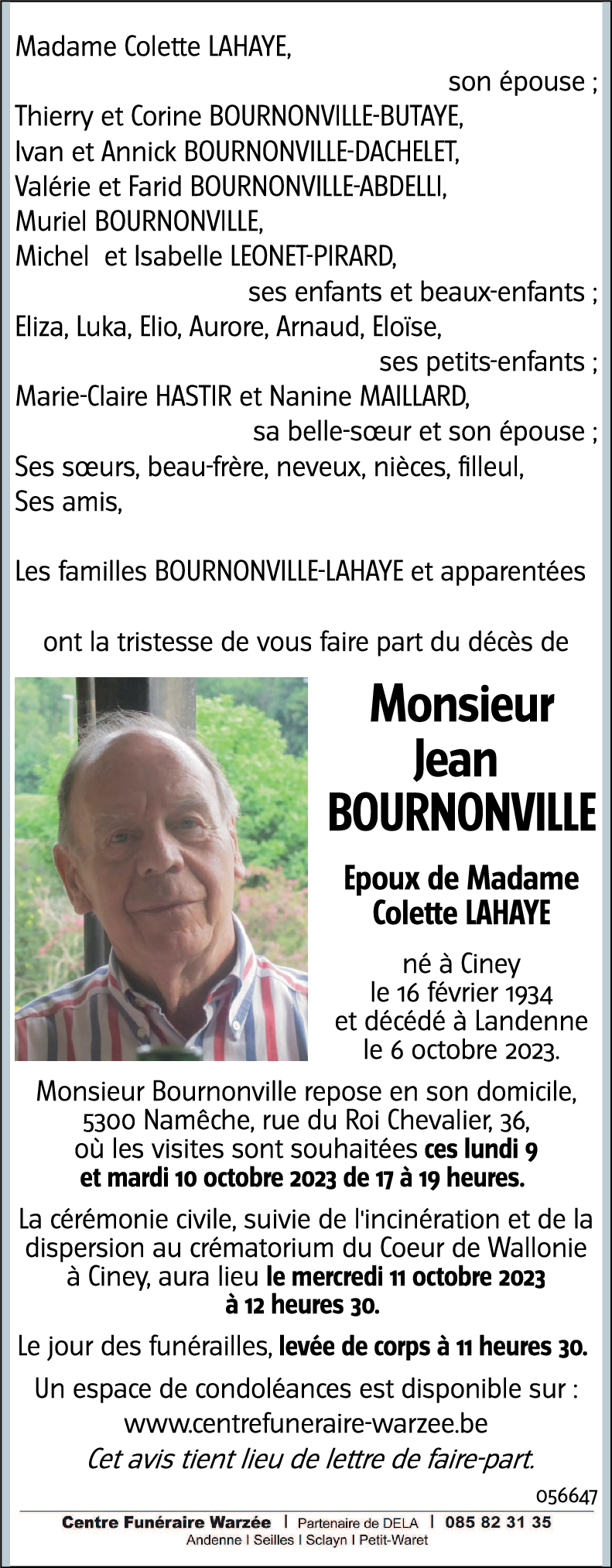 Jean BOURNOUVILLE
