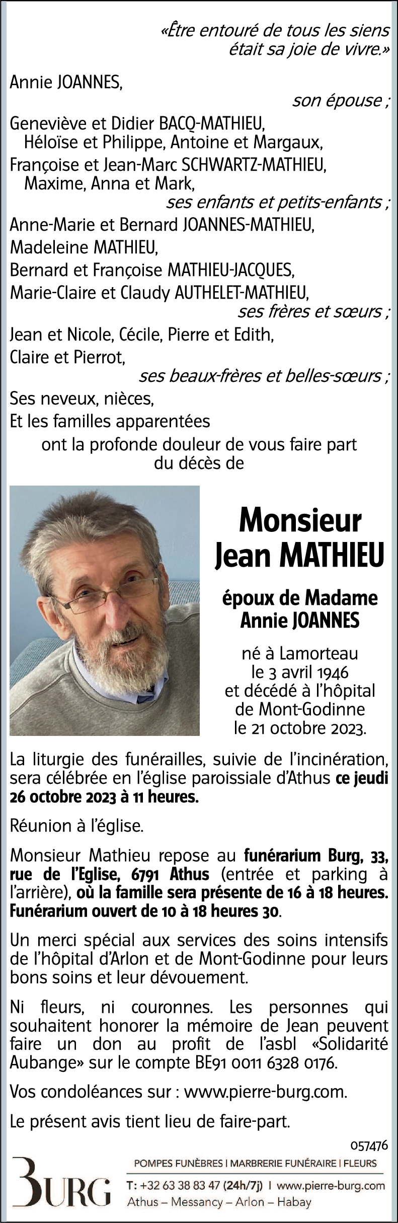 Jean MATHIIEU