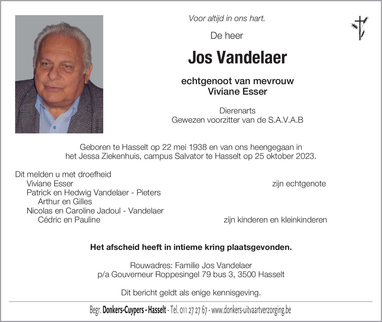 Jos Vandelaer