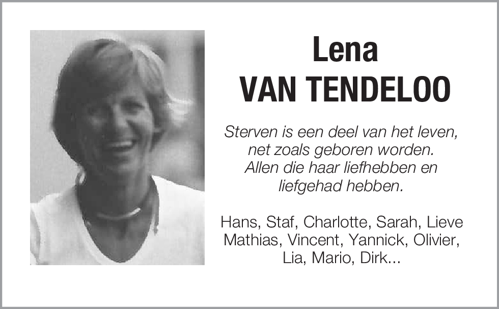 Lena Van Tendeloo