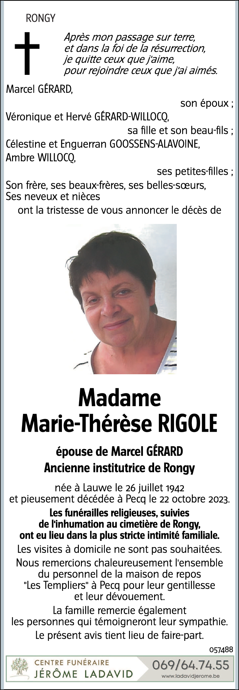 Marie-Thérèse RIGOLE