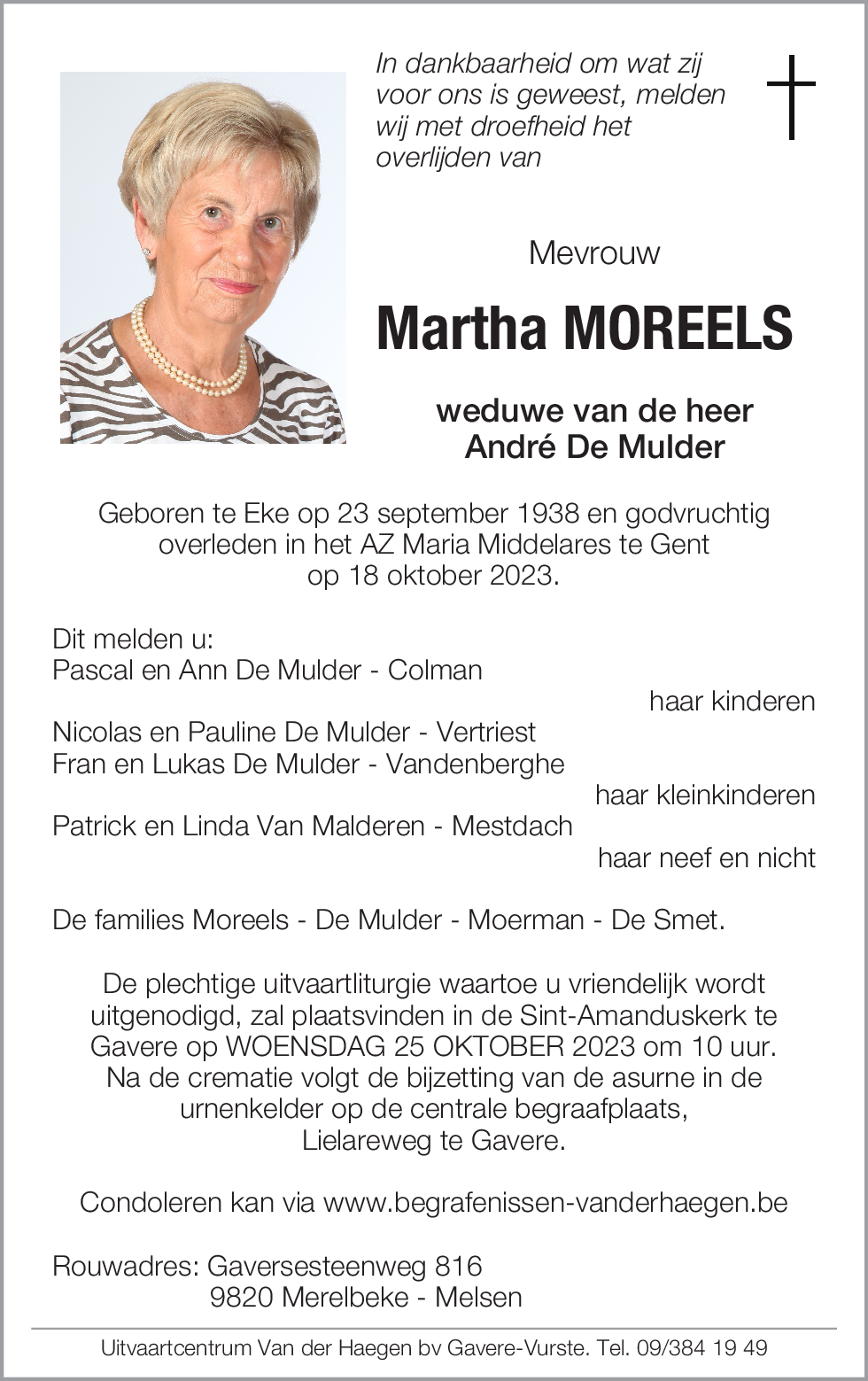 Martha Moreels