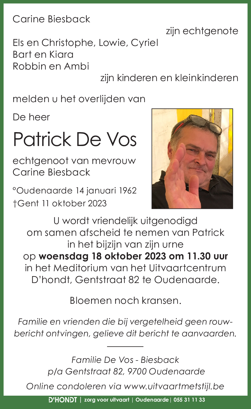 Patrick De Vos