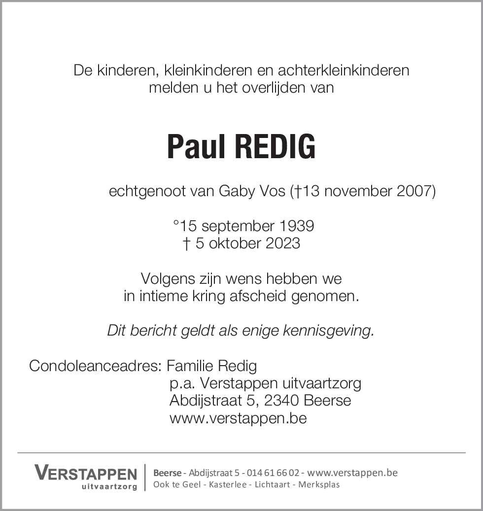 Paul Redig