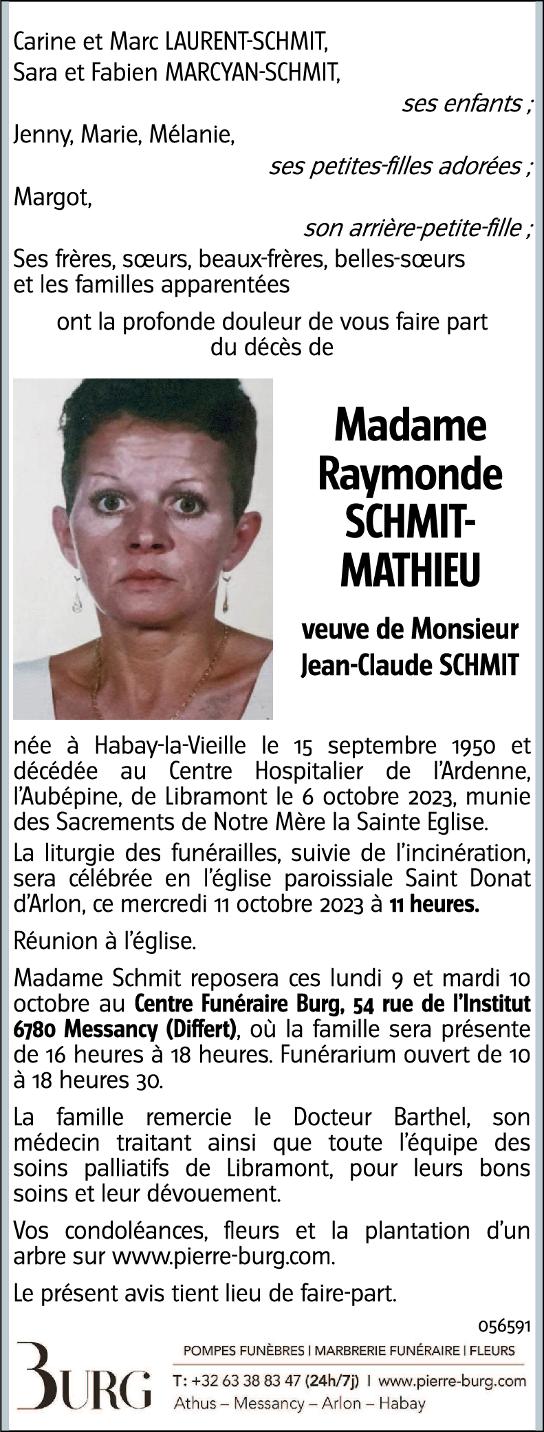 Raymonde SCHMIT-MATHIEU