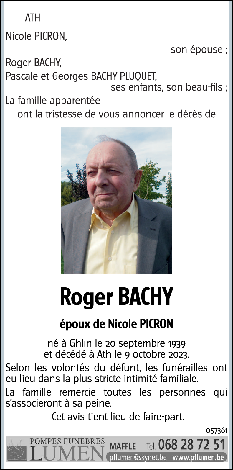 Roger BACHY