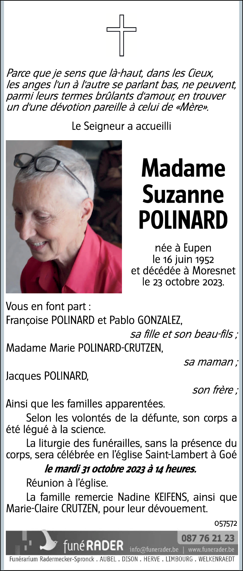 Suzanne POLINARD