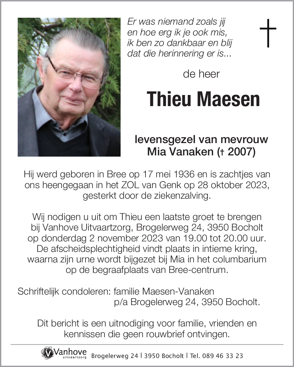 Thieu Maesen
