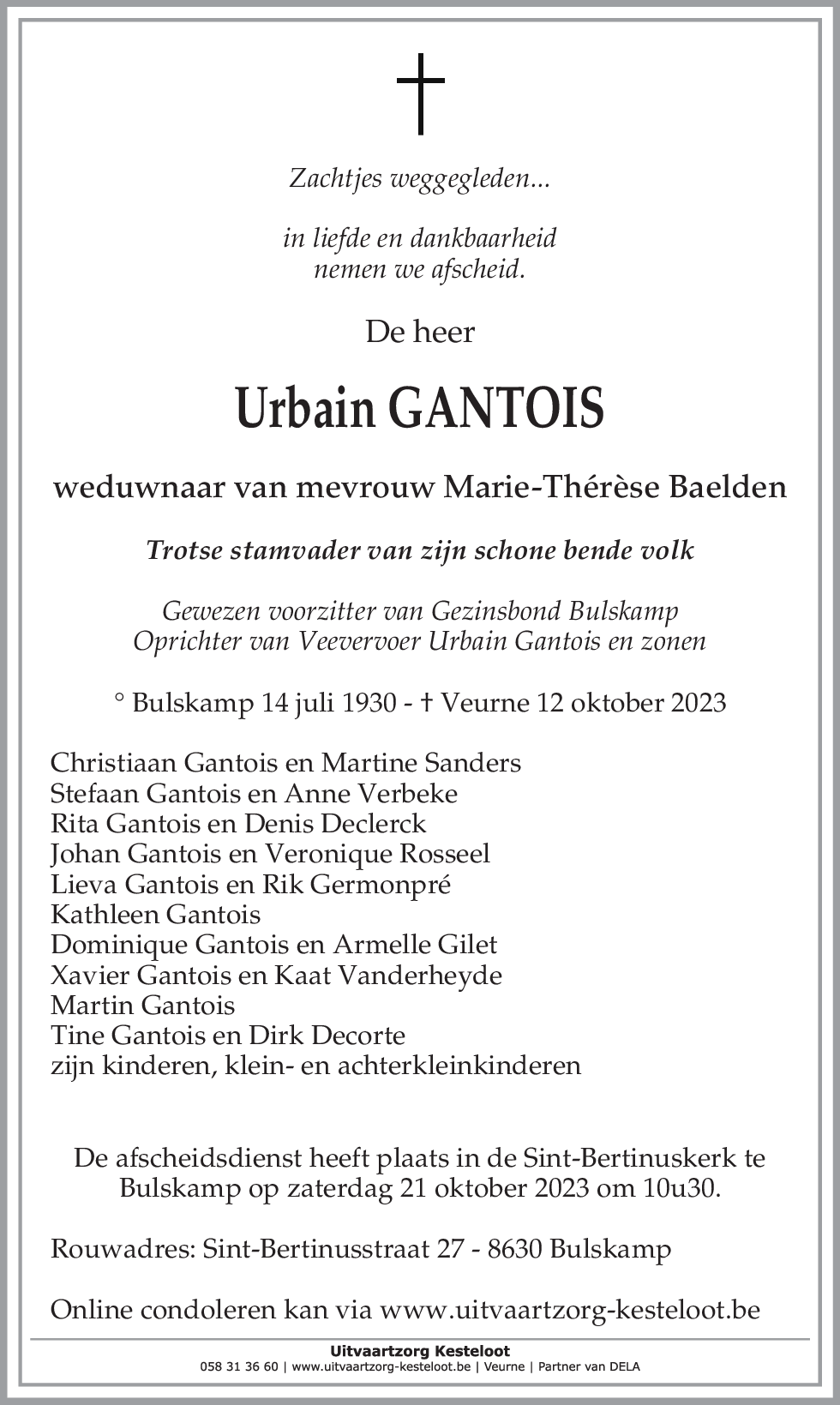 Urbain Gantois