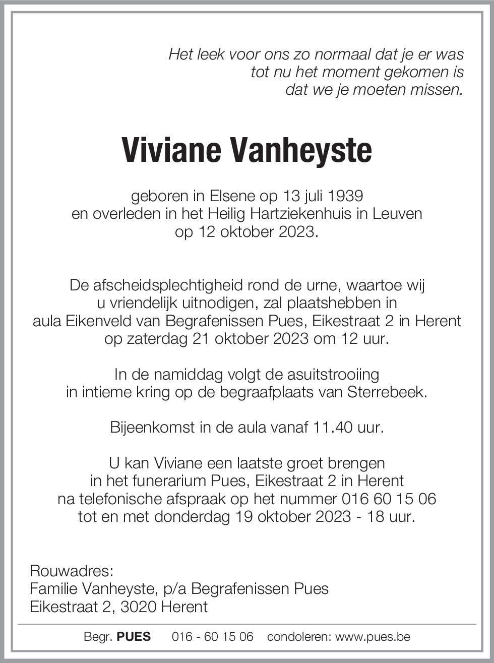 Viviane Vanheyste