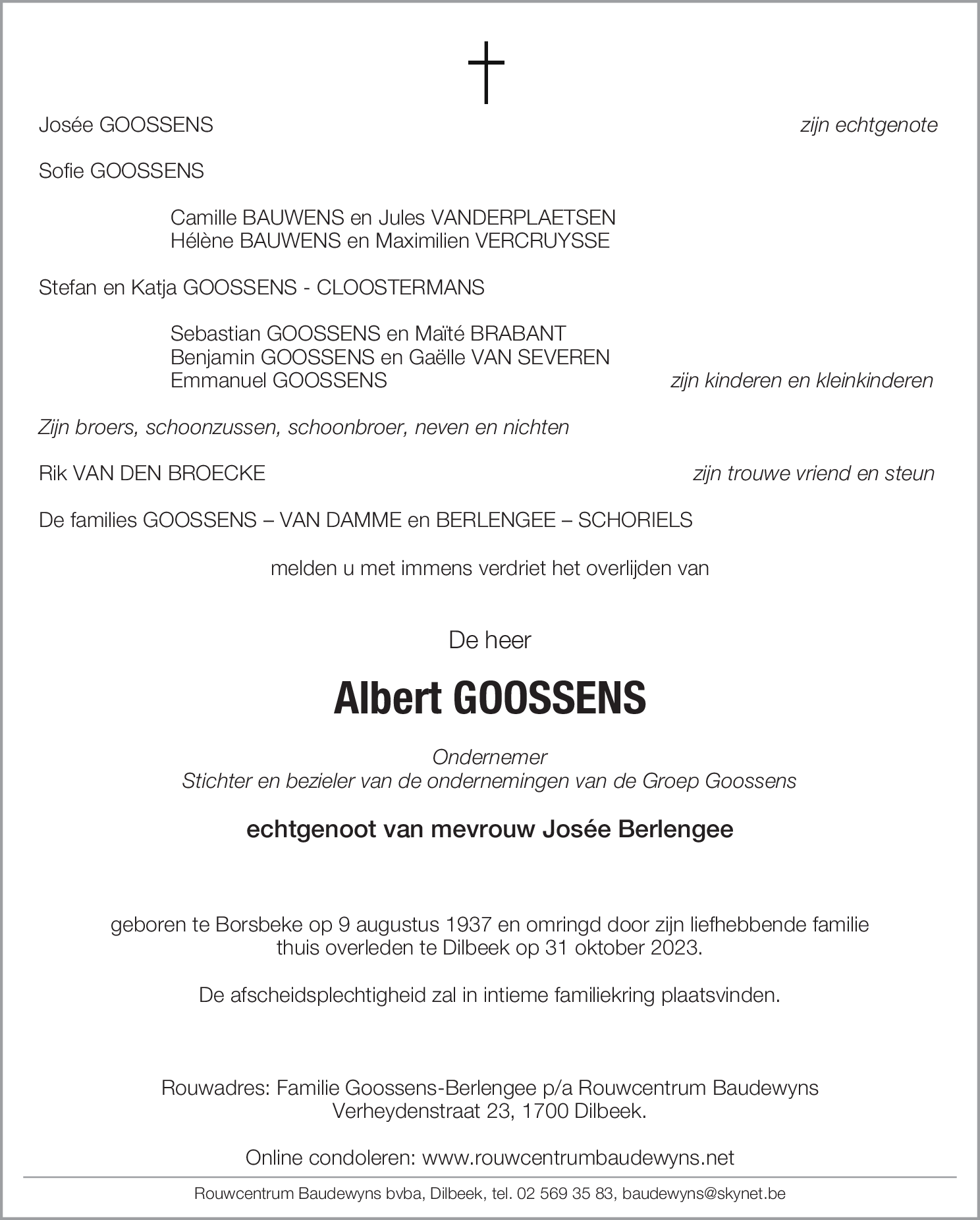 Albert Goossens