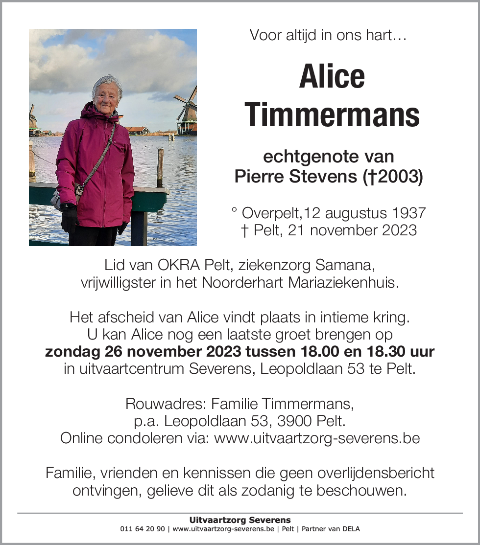 Alice Timmermans