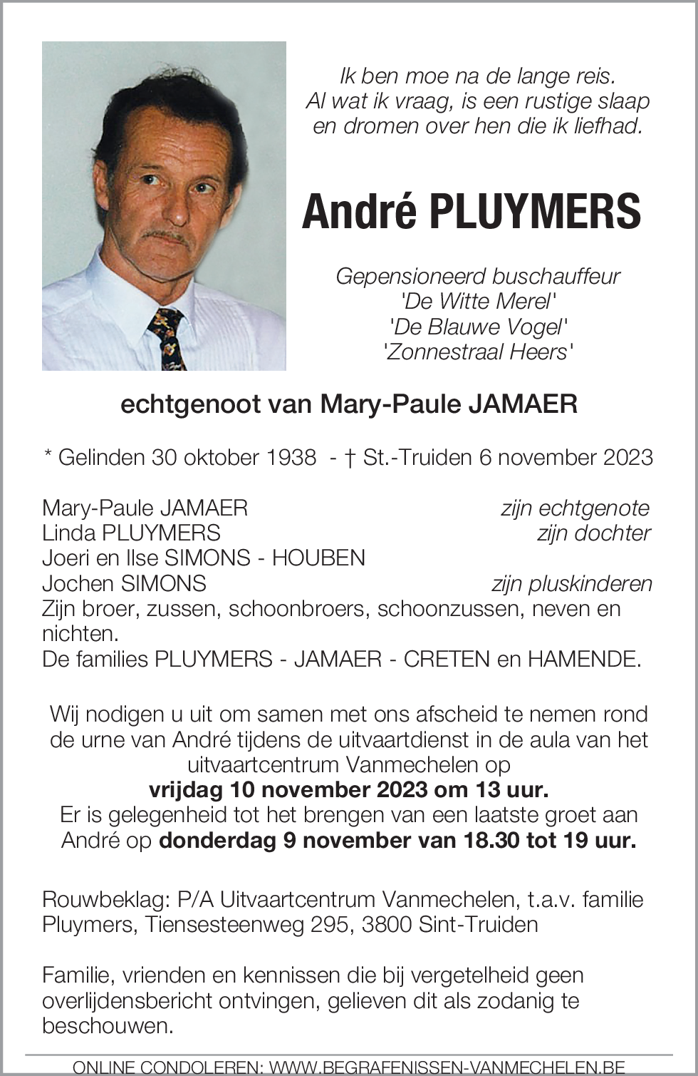André Pluymers