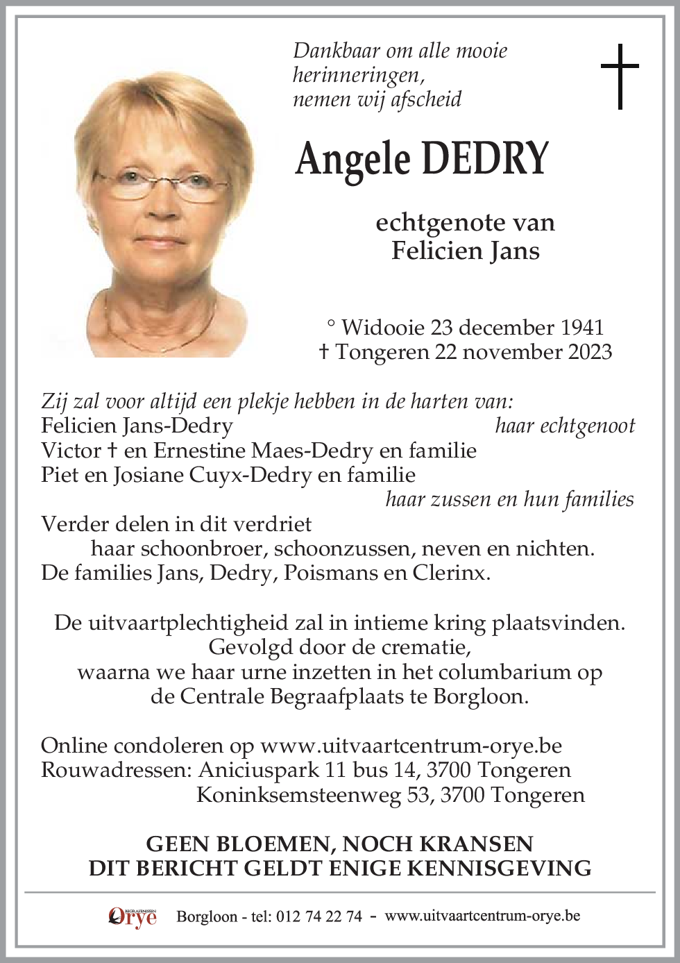Angele Dedry