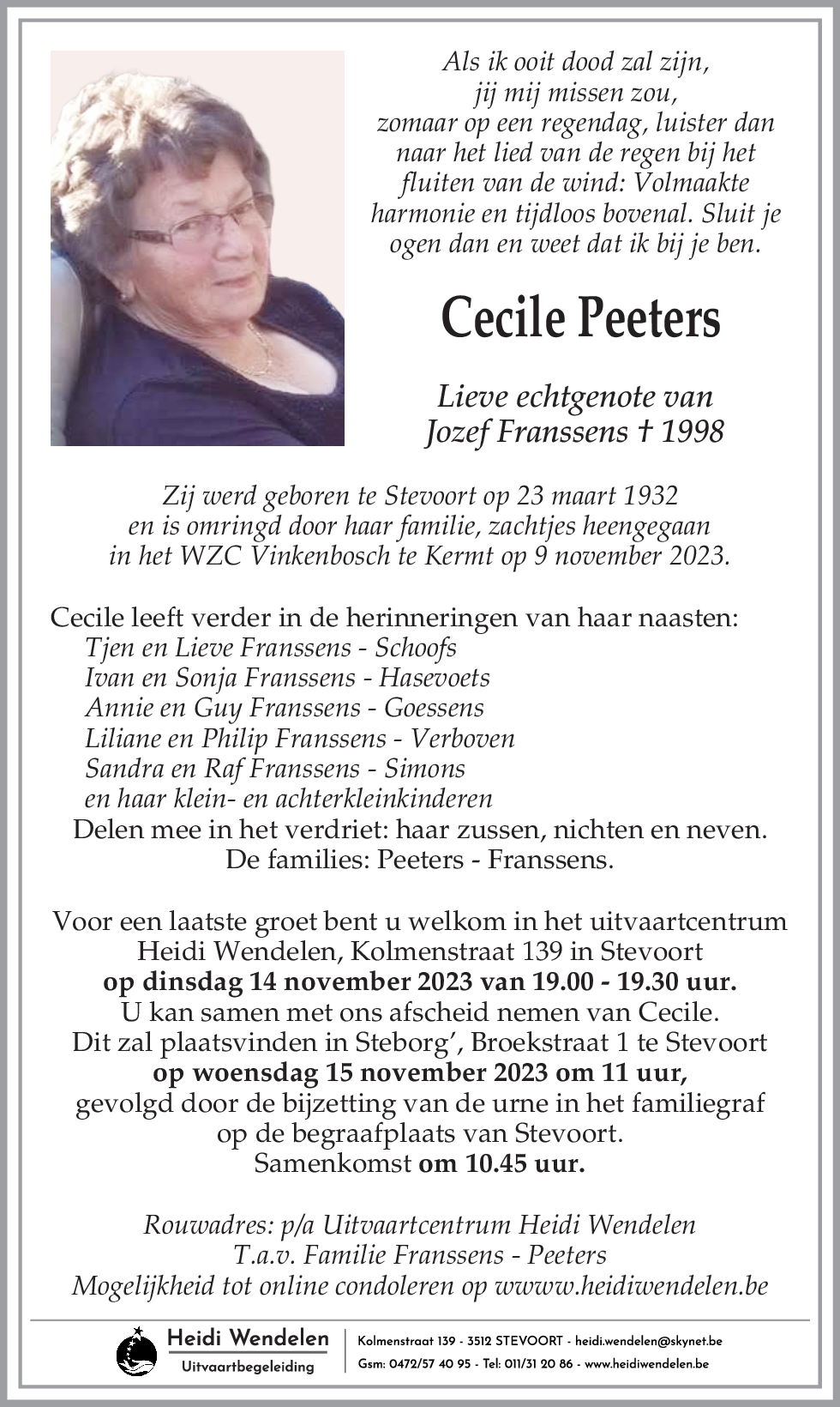 Cecile Peeters