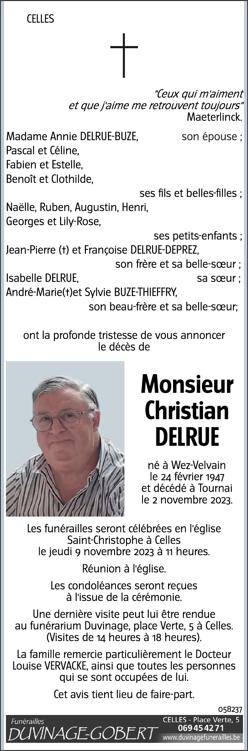 Christian DELRUE