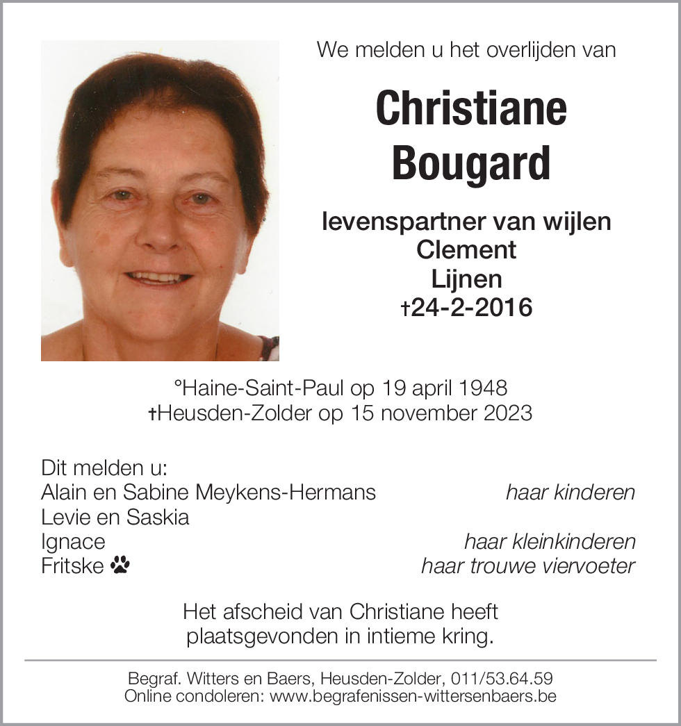 Christiane Bougard