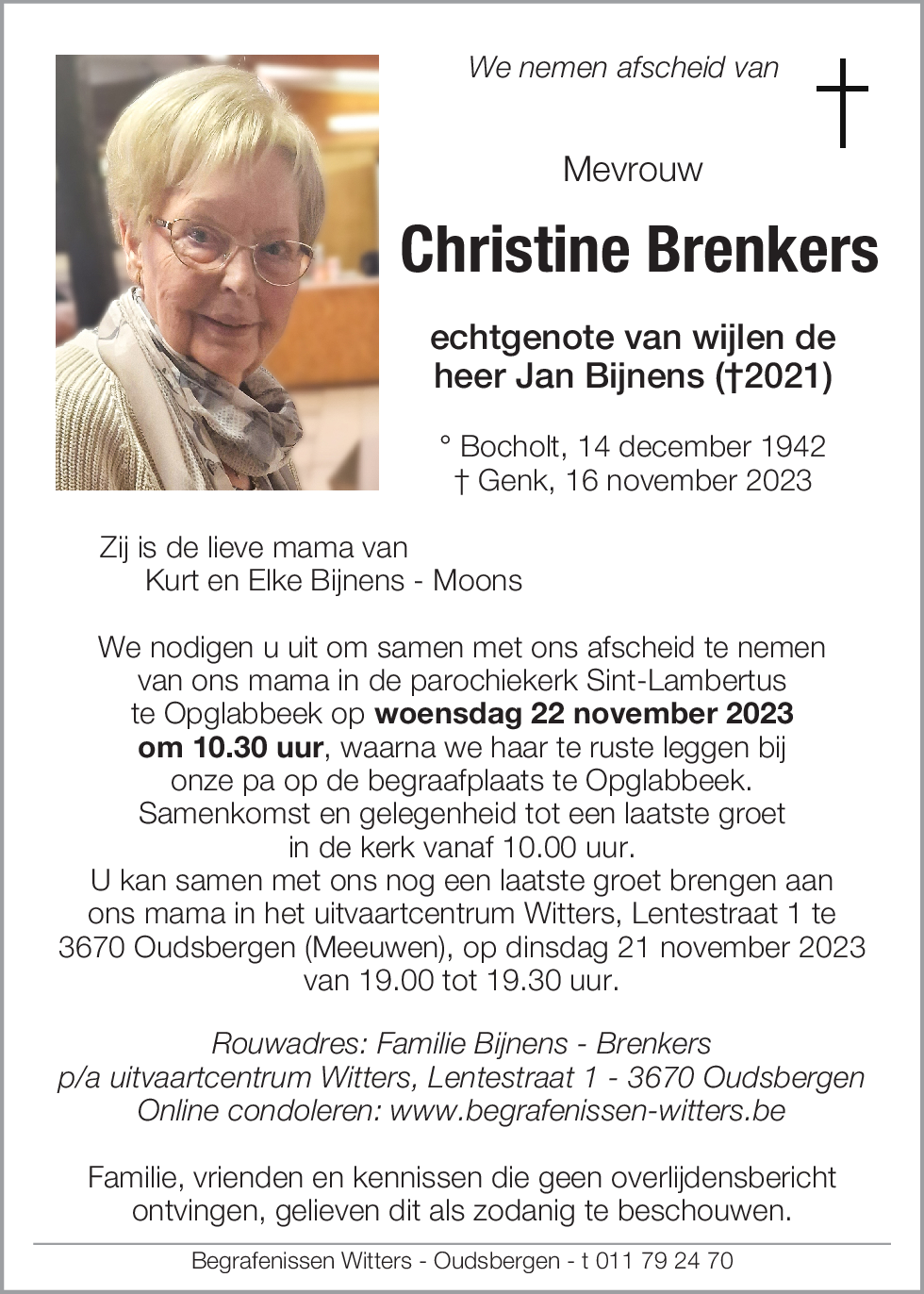 Christine Brenkers