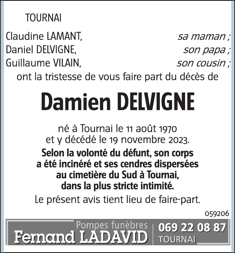 Damien DELVIGNE