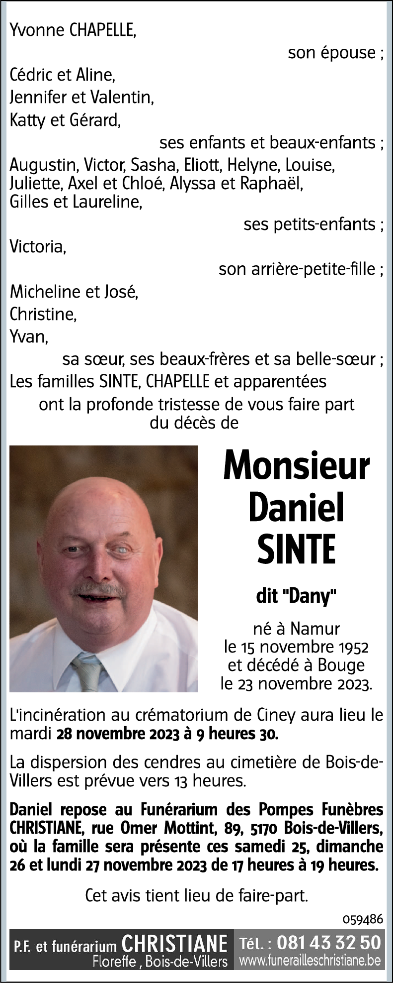 Daniel SINTE
