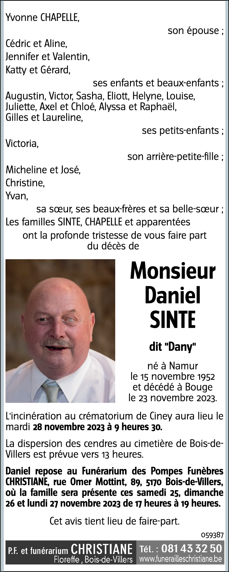 Daniel SINTE