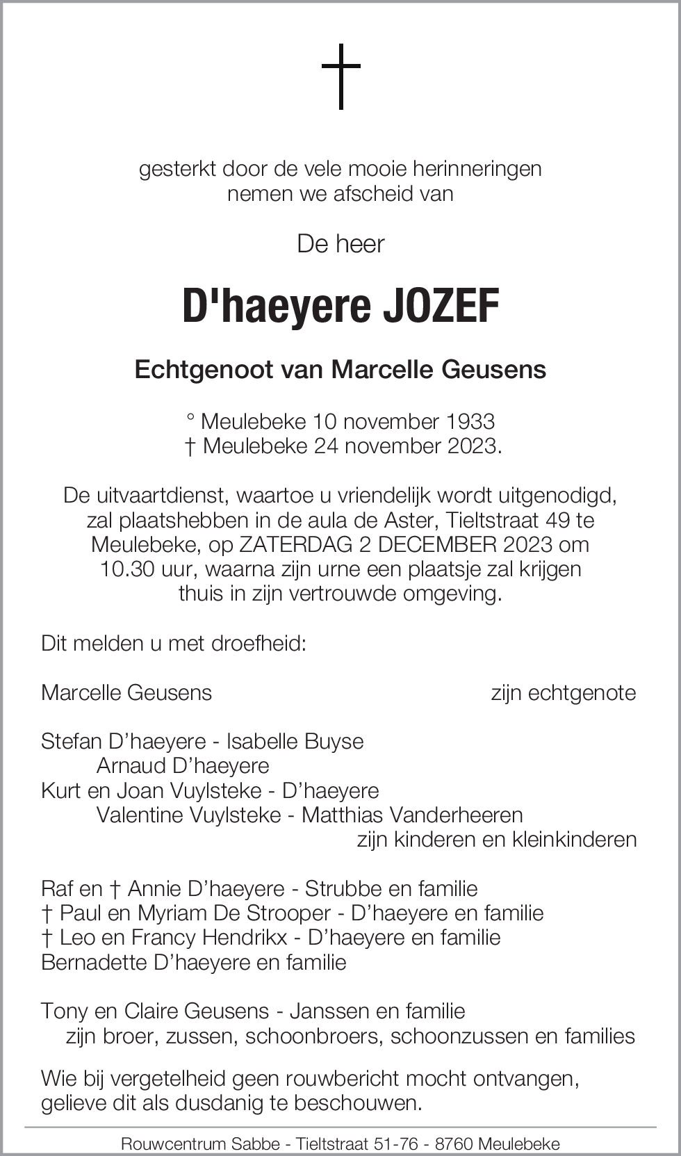 D'haeyere Jozef
