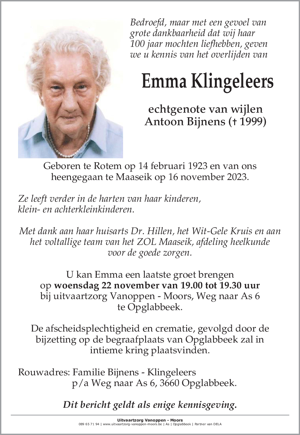 Emma Klingeleers