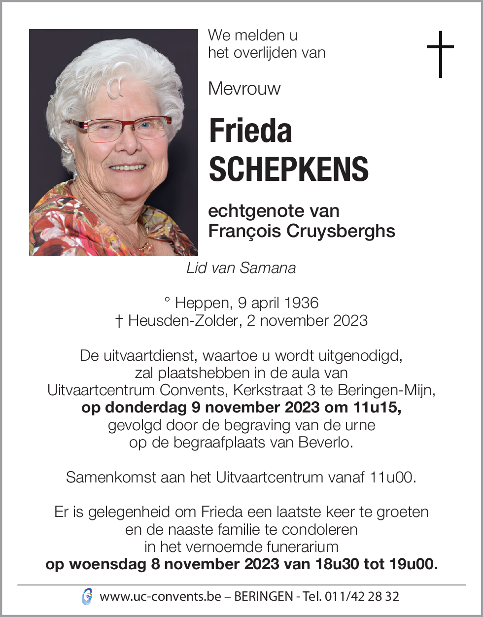 Frieda Schepkens