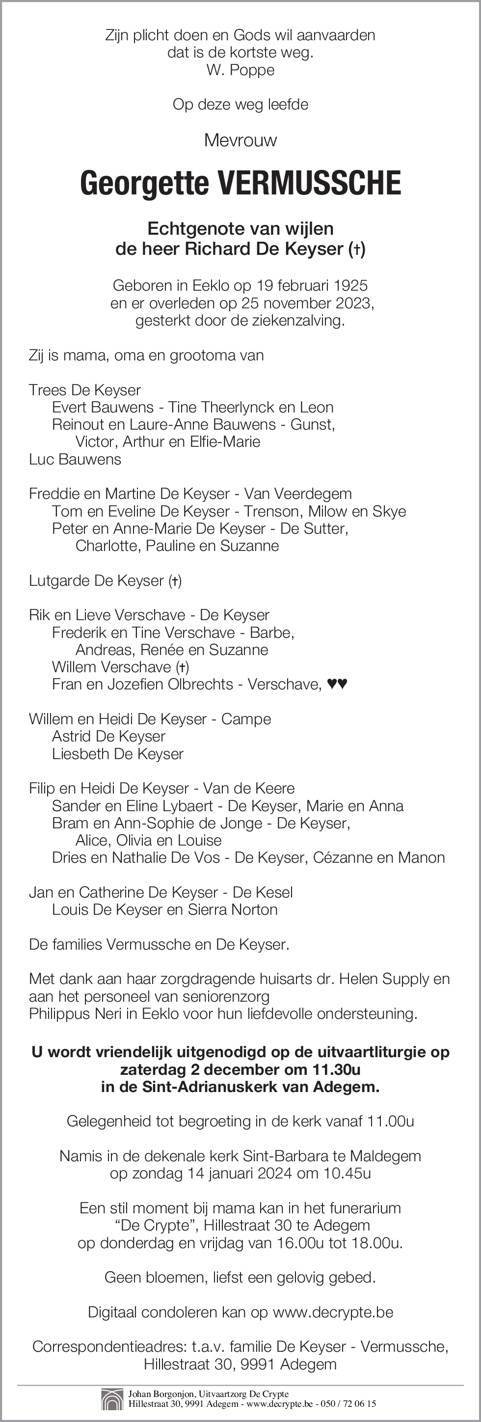 Georgette Vermussche