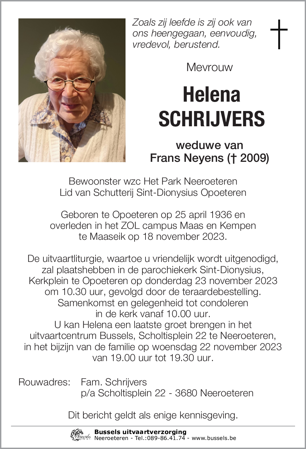 Helena SCHRIJVERS