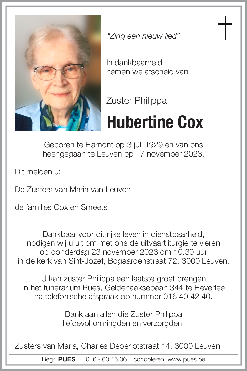 Hubertine Cox