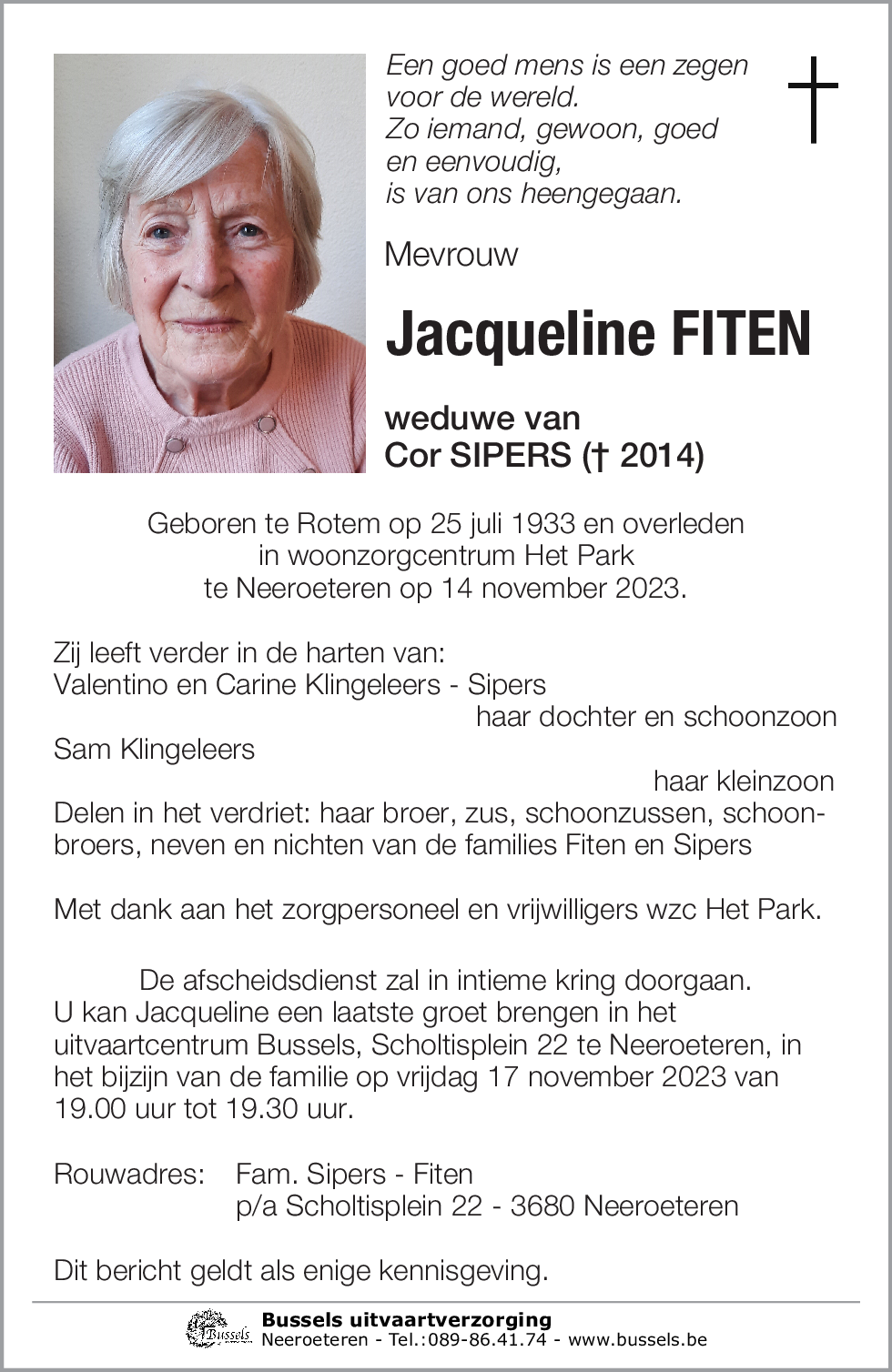 Jacqueline FITEN