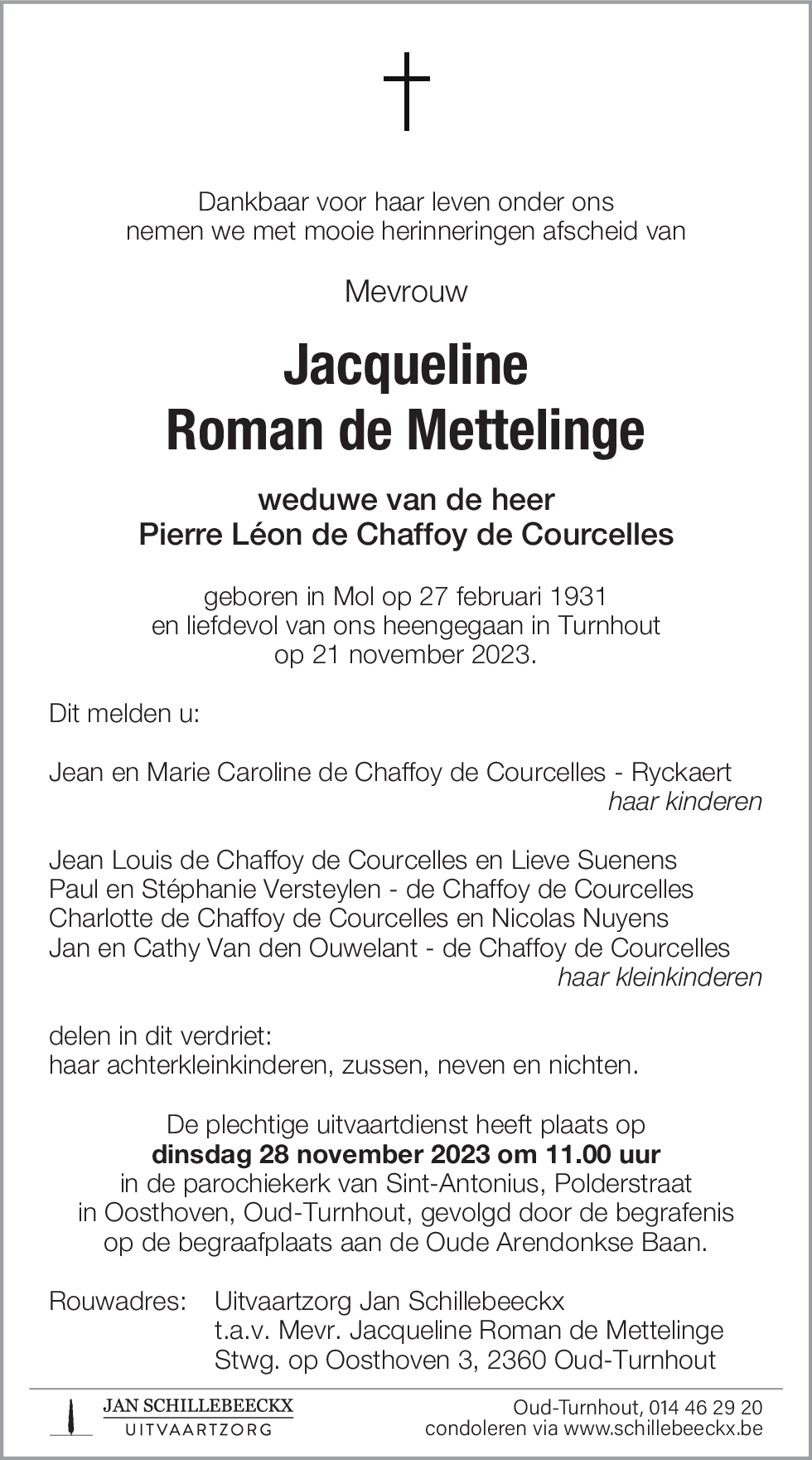 Jacqueline Roman de Mettelinge