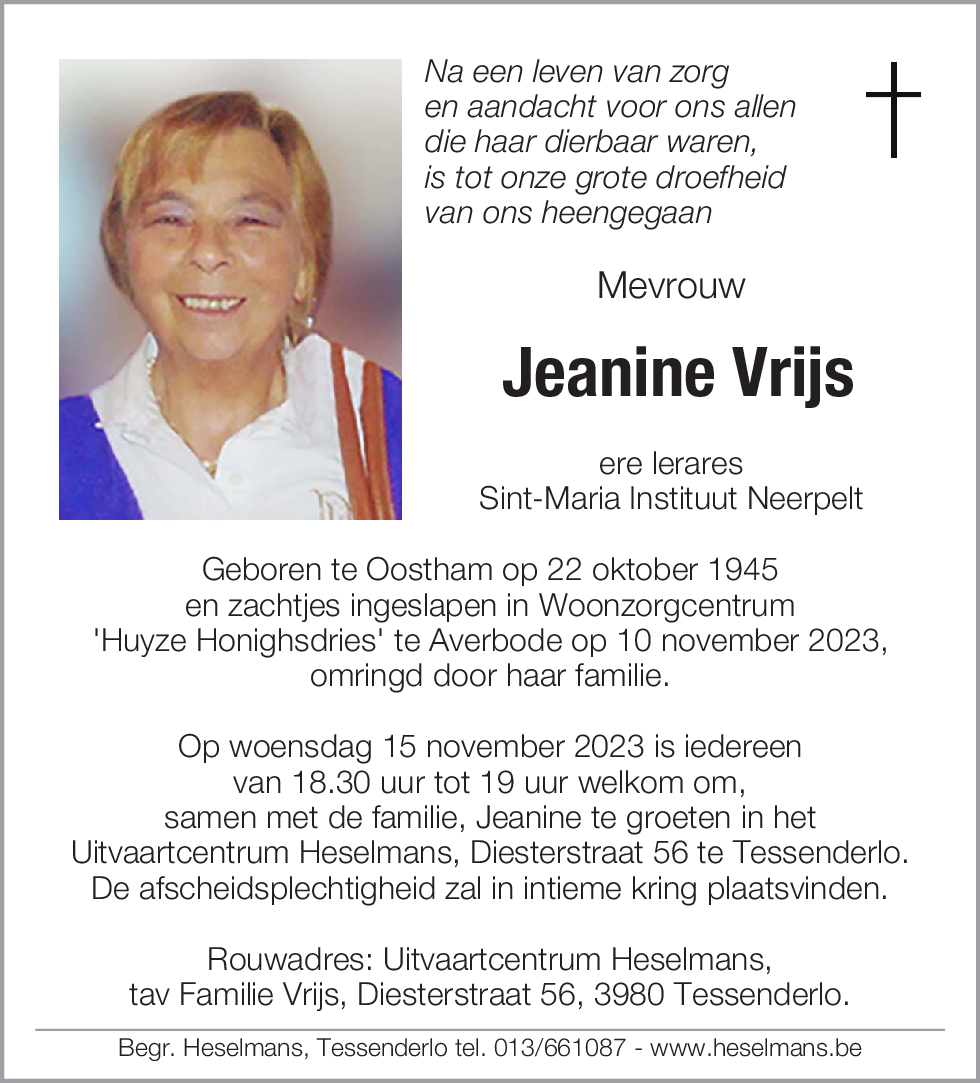 Jeanine Vrijs