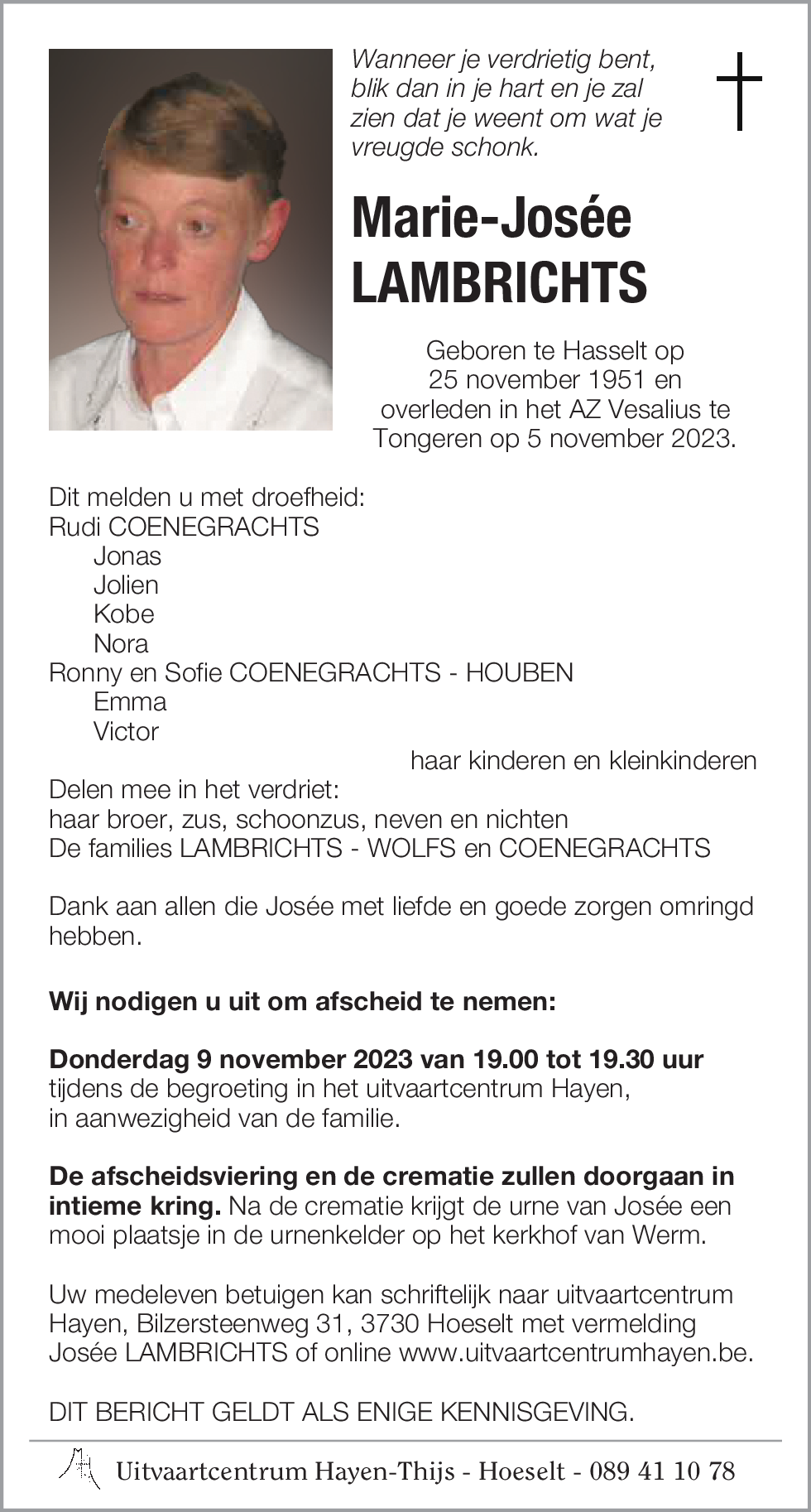 Josée LAMBRICHTS