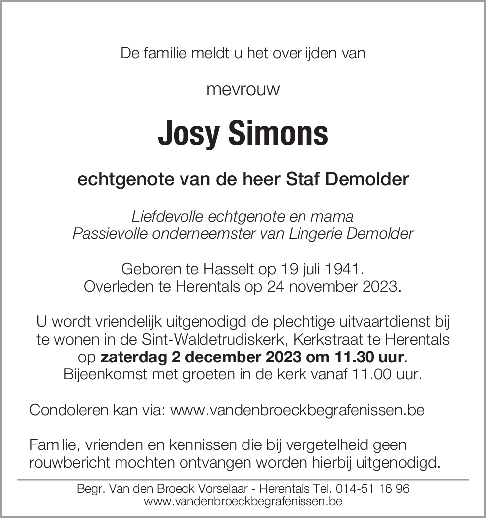 Josy Simons