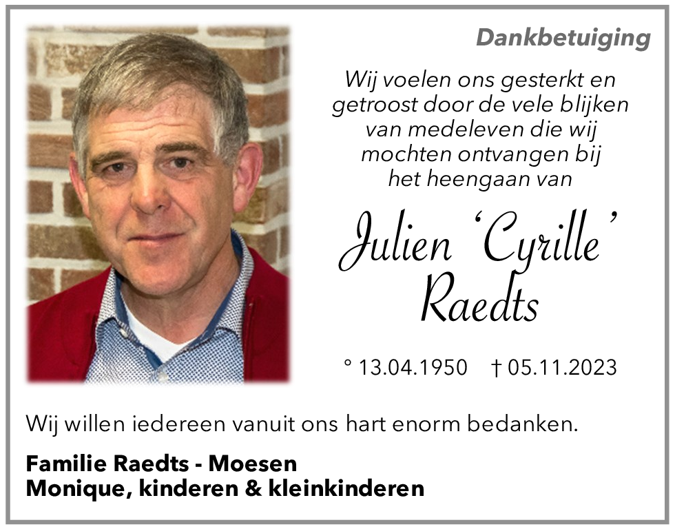 Julien ‘Cyrille’ Raedts