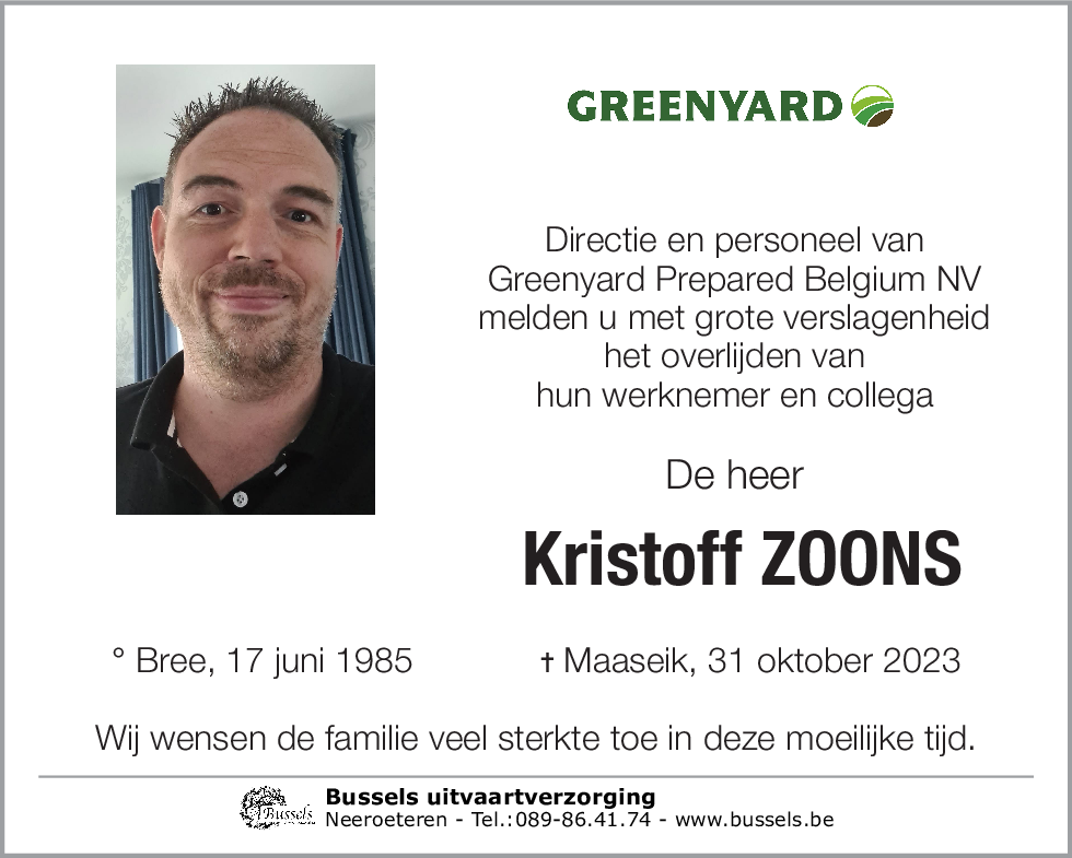 Kristoff ZOONS