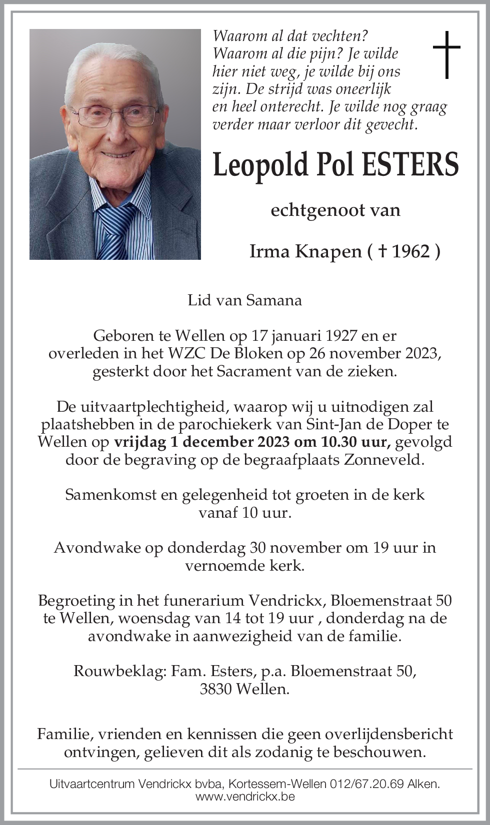 Leopold Pol Esters
