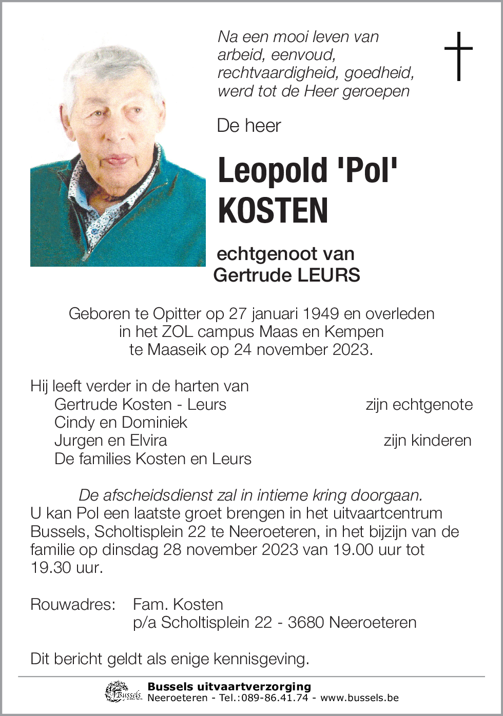 Leopold 'Pol' KOSTEN
